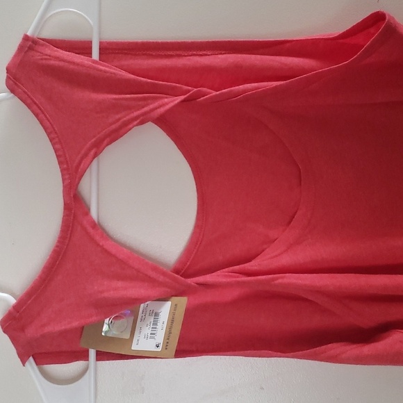 Rivalry Threads New Mexico Lobos Twist Open Back Tank in Red Space Dye Size L - Picture 3 of 7